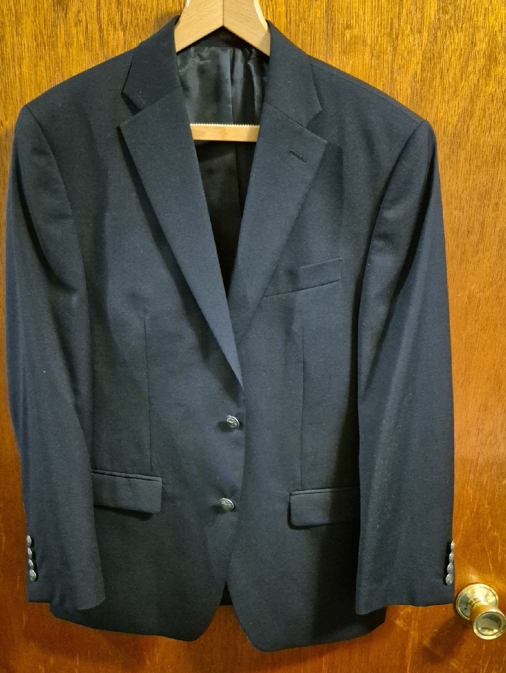 Michael Kors Men's Black Two-Button Sport Coat Blazer Size 38S